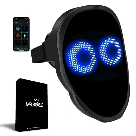 Mr.Bogie Face Transforming LED Mask Bluetooth App Controlled (x3 AAA Battery)