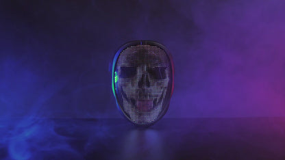 Mr.Bogie Face Transforming LED Mask Bluetooth App Controlled (x3 AAA Battery)